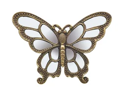 Décoration murale Papillon, jaune / doré EMDE l.24 x H.18 cm