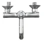 Mitigeur de bain Charm, avec flexible et pommeau brillant / chromé, SENSEA