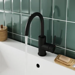 Mitigeur lavabo, SENSEA Loa L, noir