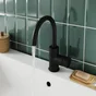 Mitigeur lavabo, SENSEA Loa L, noir