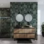 Dalle en pvc clipsable forte, ARTENS, 1.67 m2 Ep.4 mm décor moods zincs2