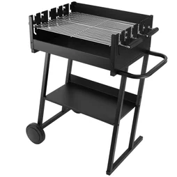 Barbecue charbon de bois, Bicook, sur chariot