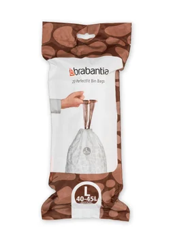 Lot  de 20 sacs-poubelle BRABANTIA code L 45l