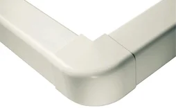 Angle extérieur pour goulotte à l'unité, 140 x 90 mm ivoire
