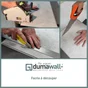 Dalle murale pvc evora h.37,5cm x l.65cm x ep.5mm dumawall