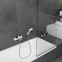 Mitigeur mecanique de baignoire chrome chrome, HANSGROHE Vernis shape