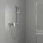 Mitigeur mecanique douche chrome, HANSGROHE Vernis shape