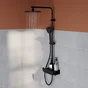 Colonne de douche easy noire thermostat