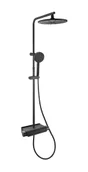 Colonne de douche easy noire thermostat