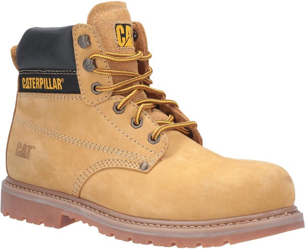 Chaussures de sécurité hautes CATERPILLAR Powerplant, coloris miel T44