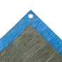 Bâche bleu 70gr/m² avec œillets 3MX2M