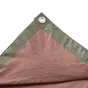 Bâche DEXTER marron 140gr/m2 avec oeillets 5MX4M
