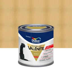 Peinture boiserie, radiateur or pale brillant DULUX VALENTINE Valenite 0.1l