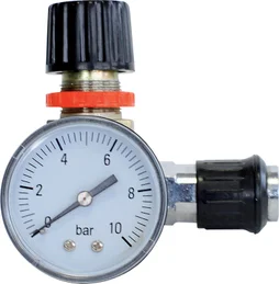Détendeur manomètre pour robinet compresseur D50, 10 bars 1/4, PRODIF