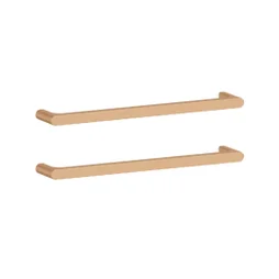 Lot de 2 poignées INSPIRE pour meubles Evo'm Nino laiton brossé 168mm