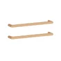 Lot de 2 poignées INSPIRE pour meubles Evo'm Nino laiton brossé 168mm