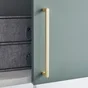 Lot de 2 poignées INSPIRE pour meubles Evo'm Nino laiton brossé 168mm