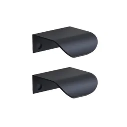 Lot de 2 poignées INSPIRE pour meubles Evo'm Oslo noires mat 45mm
