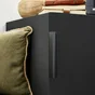 Lot de 2 poignées INSPIRE pour meubles Evo'm Oslo noires mat 180mm