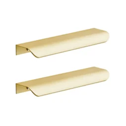 Lot de 2 poignées INSPIRE pour meubles Evo'm Oslo laiton brossé 180mm