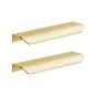 Lot de 2 poignées INSPIRE pour meubles Evo'm Oslo laiton brossé 180mm