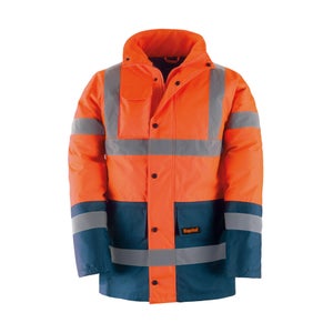 Parka haute visibilité orange taille M KAPRIOL