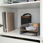 Lot de 2 Etagère pour caisson SPACEO Evo'm blanc L.56.8 x P.52 cm