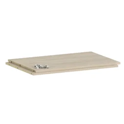 Lot de 2 Etagère pour caisson SPACEO Evo'M chêne effet chêne L.76.8 x P.52 cm