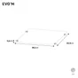 Etagere en verre pour armoire SPACEO Evo'm L.36.1 x P.35.5 cm