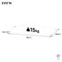 Etagere en verre pour armoire SPACEO Evo'm L.76.1 x P.35.5 cm