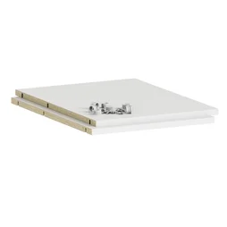 Lot de 2 étagères SPACEO pour caisson Evo'm Niche L.36.8 x P.49.6 cm blanc