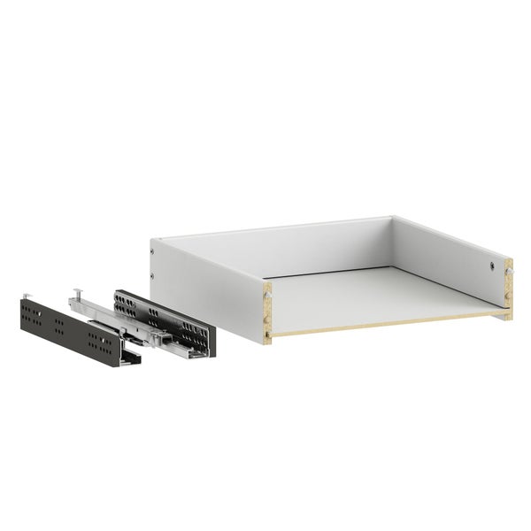 tiroir evo'm h.12,8 x l.40 x p.38 cm blanc spaceo