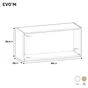 Caisson SPACEO Evo'm Blanc H.38,4 X L.80 P.28 cm