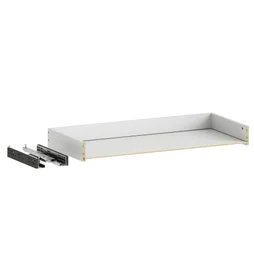 tiroir evo'm h.12,8 x l.80 x p.38 cm blanc spaceo