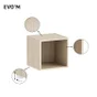 Caisson SPACEO Evo'm effet Chene H.38,4 X L.40 X P.38 cm