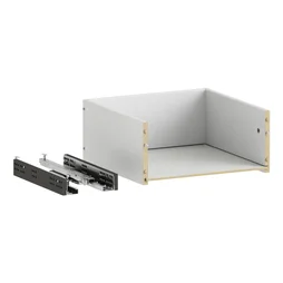 Structure de tiroir pour caisson SPACEO Evo'm blanc H.15 x  l.33.4 x  P32 cm