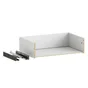 Structure de tiroir pour caisson SPACEO Evo'm blanc H.15 x  l.53.4 x  P32 cm