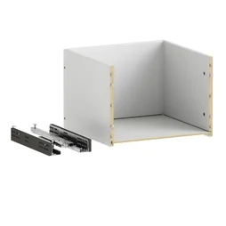 tiroir evo'm h.38,4 x l.40 x p.38 cm blanc spaceo
