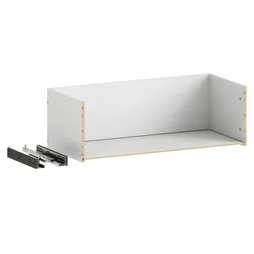 Tiroir pour caisson SPACEO Evo'm blanc H.25 x l.75.2 x P32 cm