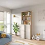 Etagere pour caisson SPACEO Evo'm chene effet chene L.76.8 x P.26 cm