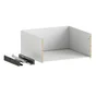Structure de tiroir pour caisson SPACEO Evo'm blanc H.25 x  l.55.2 x  P48 cm