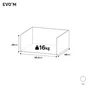 Structure de tiroir pour caisson SPACEO Evo'm blanc H.25 x  l.55.2 x  P48 cm