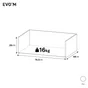 tiroir evo'm h.38,4 x l.80 x p.54 cm blanc spaceo