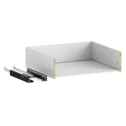 Tiroir pour caisson spécifique niche SPACEO Evo'm Blanc H.15 x l.53.4 x P45 cm