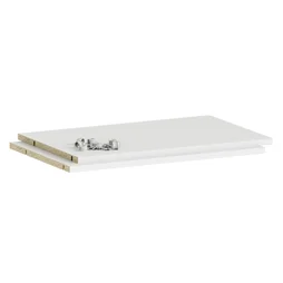 Lot de 2 étagères pour caisson SPACEO Evo'm blanc L.56.8 x P.36 cm