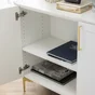 Lot de 2 étagères pour caisson SPACEO Evo'm blanc L.56.8 x P.36 cm