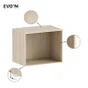 Caisson SPACEO Evo'm effet Chene H.64 X L.80 X P.54 cm