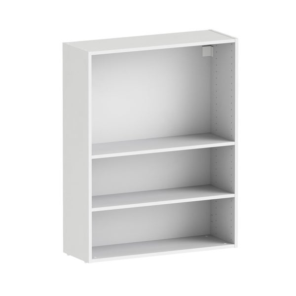 Caisson + 2 tablettes SPACEO Evo'm Blanc H.102,4 X L.80 P.28 cm