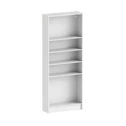 Caisson + 4 tablettes SPACEO Evo'm Blanc H.204,8 L.80 P.28 cm