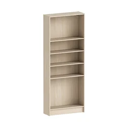 Caisson + 4 tablettes SPACEO Evo'm effet Chene H.204,8 L.80 P.28 cm